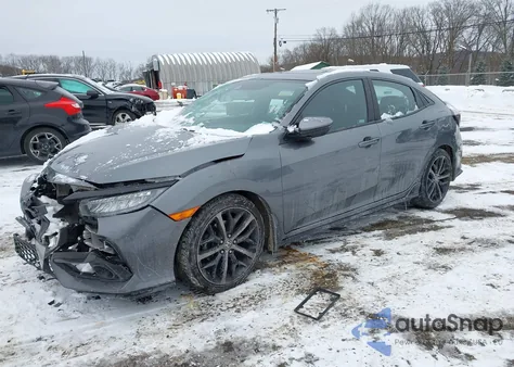 2021 Honda Civic Sport Touring from USA, damaged, VIN SHHFK7H90MU407550